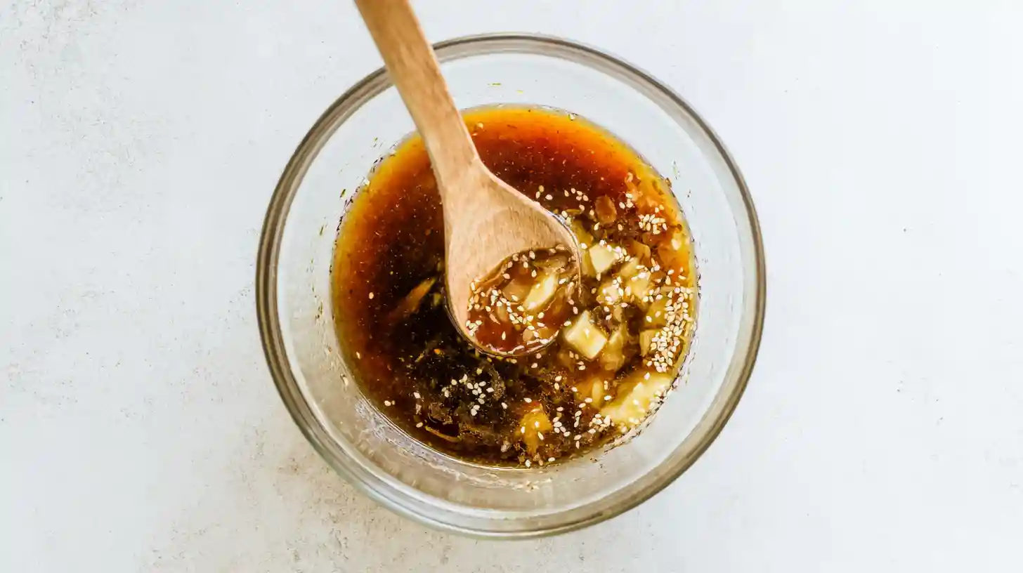 hawaiian-huli-huli-chicken-stack-marinade-step Mixing Hawaiian chicken marinade for quick and healthy chicken meals and tropical dinner ideas