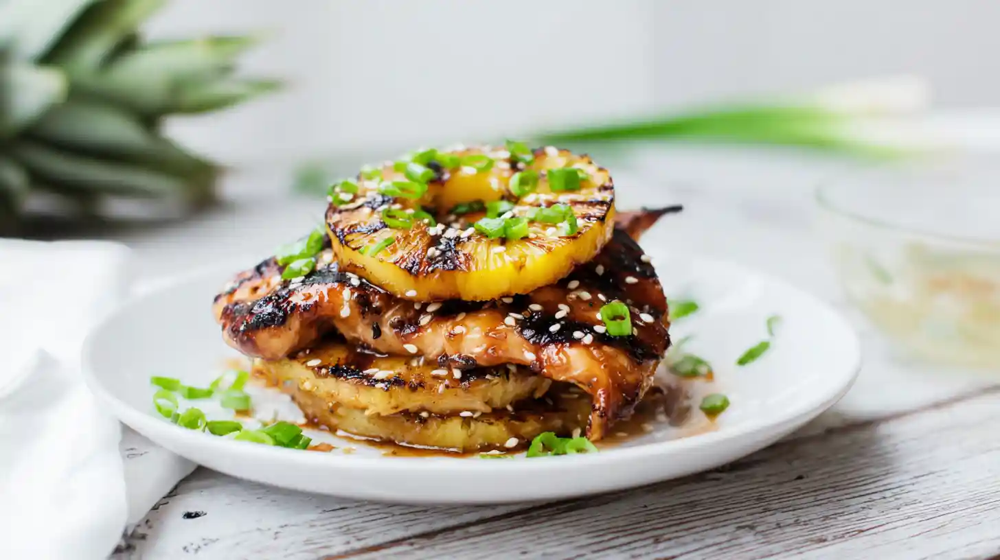 Hawaiian Huli Huli Chicken Stack Recipe – Sweet, Juicy & Grilled Right