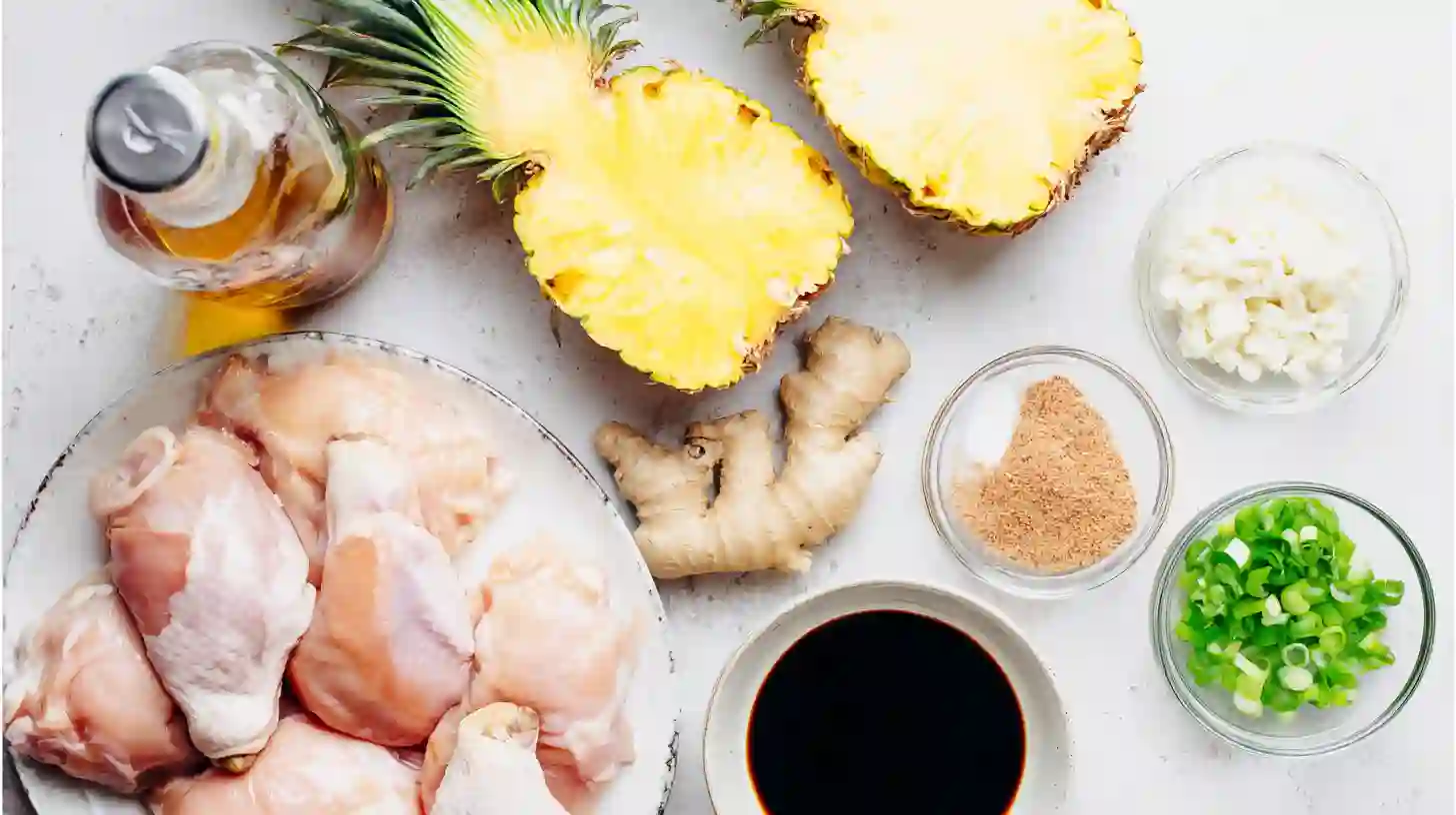 hawaiian-huli-huli-chicken-stack-recipe-ingredients Hawaiian Huli Huli Chicken Stack Recipe ingredients for family-approved tropical chicken dinner