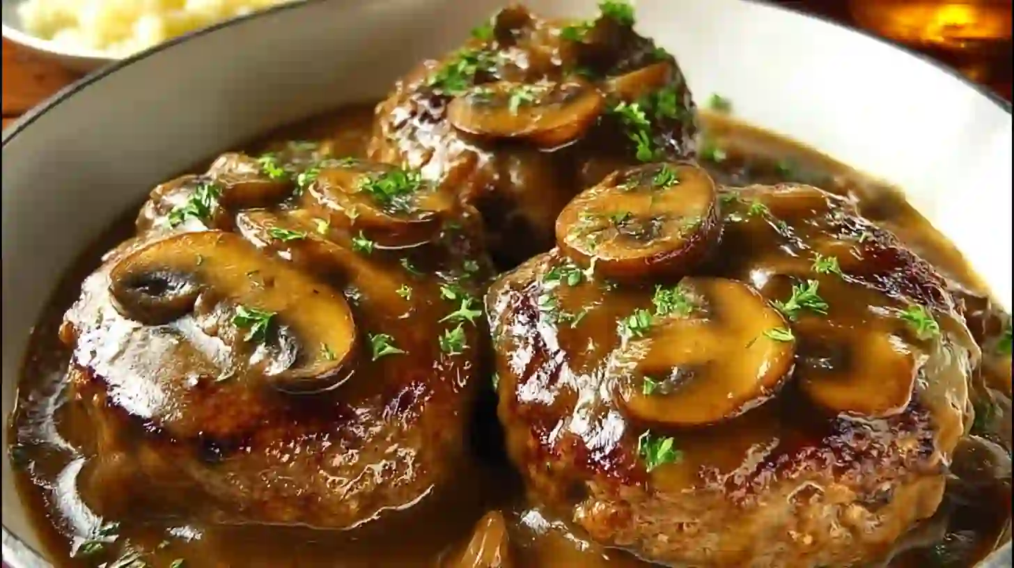 Juicy Bobby Flay Salisbury Steak – One Skillet Family Dinner