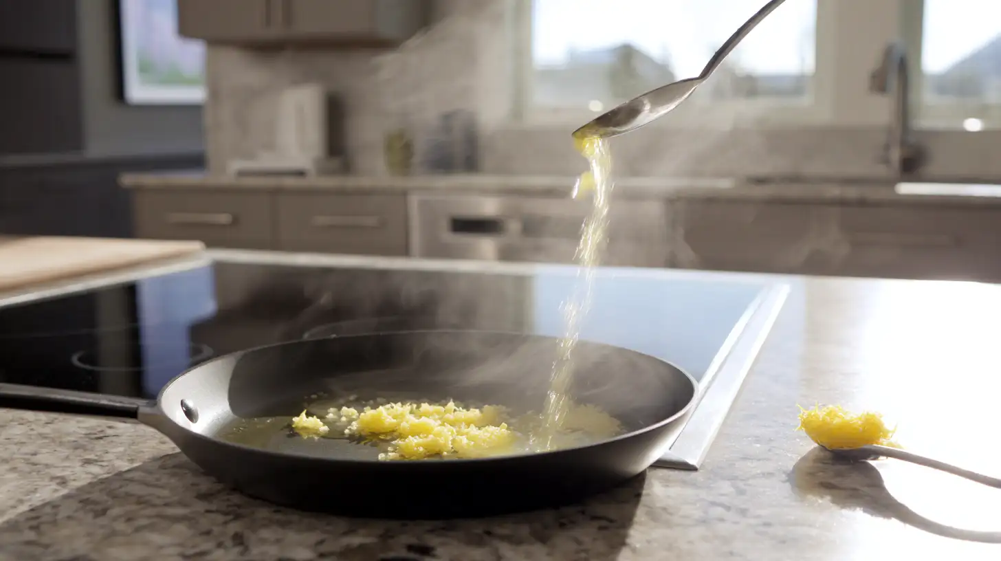 lemon-juice-zest-fresh-garlic-chicken-recipe Adding lemon juice and zest to garlic for fresh lemon garlic chicken recipe