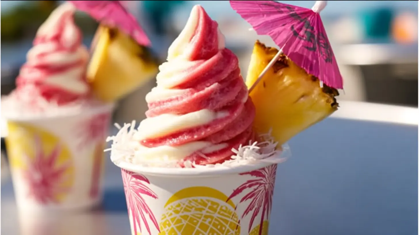 Miami Vice Ice Cream Recipe – Easy, Creamy, and No-Churn Fun