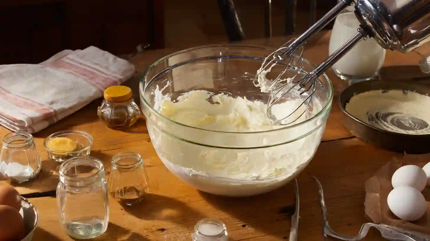 mix-cheesecake-batter-caramel-coffee-cheesecake Mixing batter for Caramel Chocolate Coffee Cheesecake easy chocolate caramel desserts