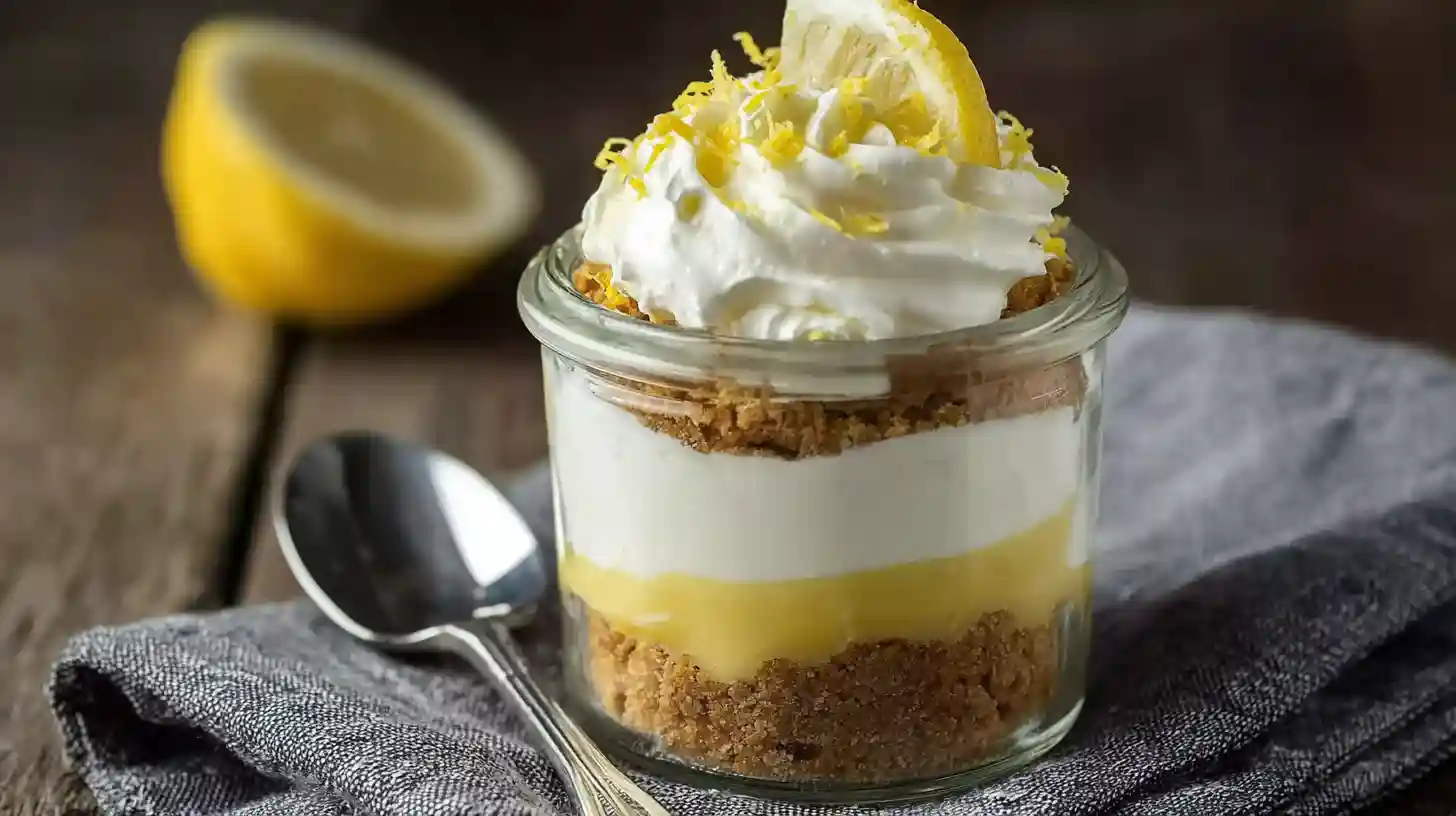 No Bake Lemon Cheesecake Parfait – Cool, Creamy & Easy Layers