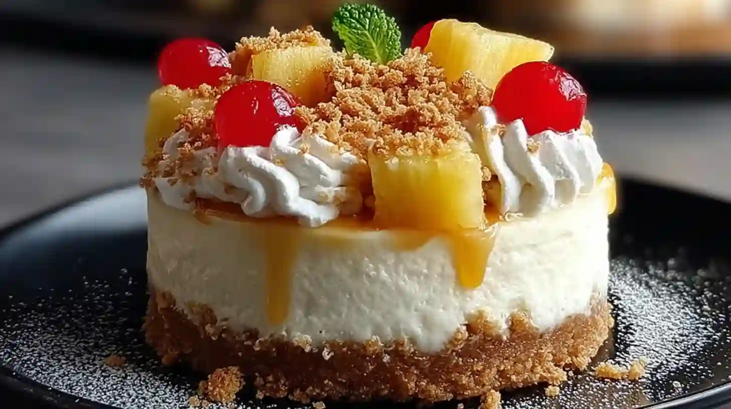 No-Bake Pineapple Heaven Cheesecake Dessert – Light, Creamy & Irresistible