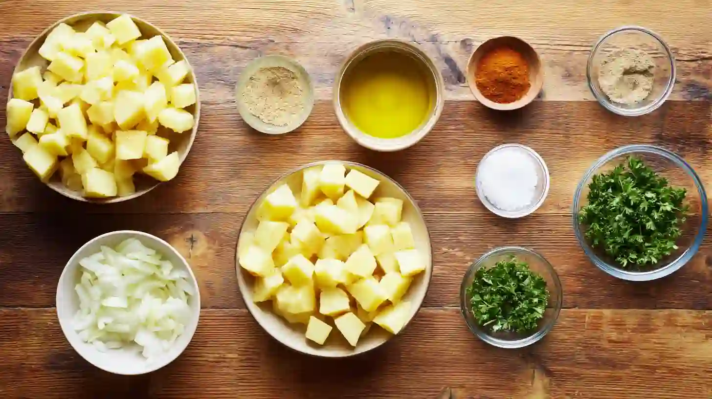 oven-fried-potatoes-and-onions-grandma-recipes-Ingredients Oven Fried Potatoes and Onions Grandma Recipes Ingredients for Easy Oven-Baked Meals.one-pan roasted potato dinners