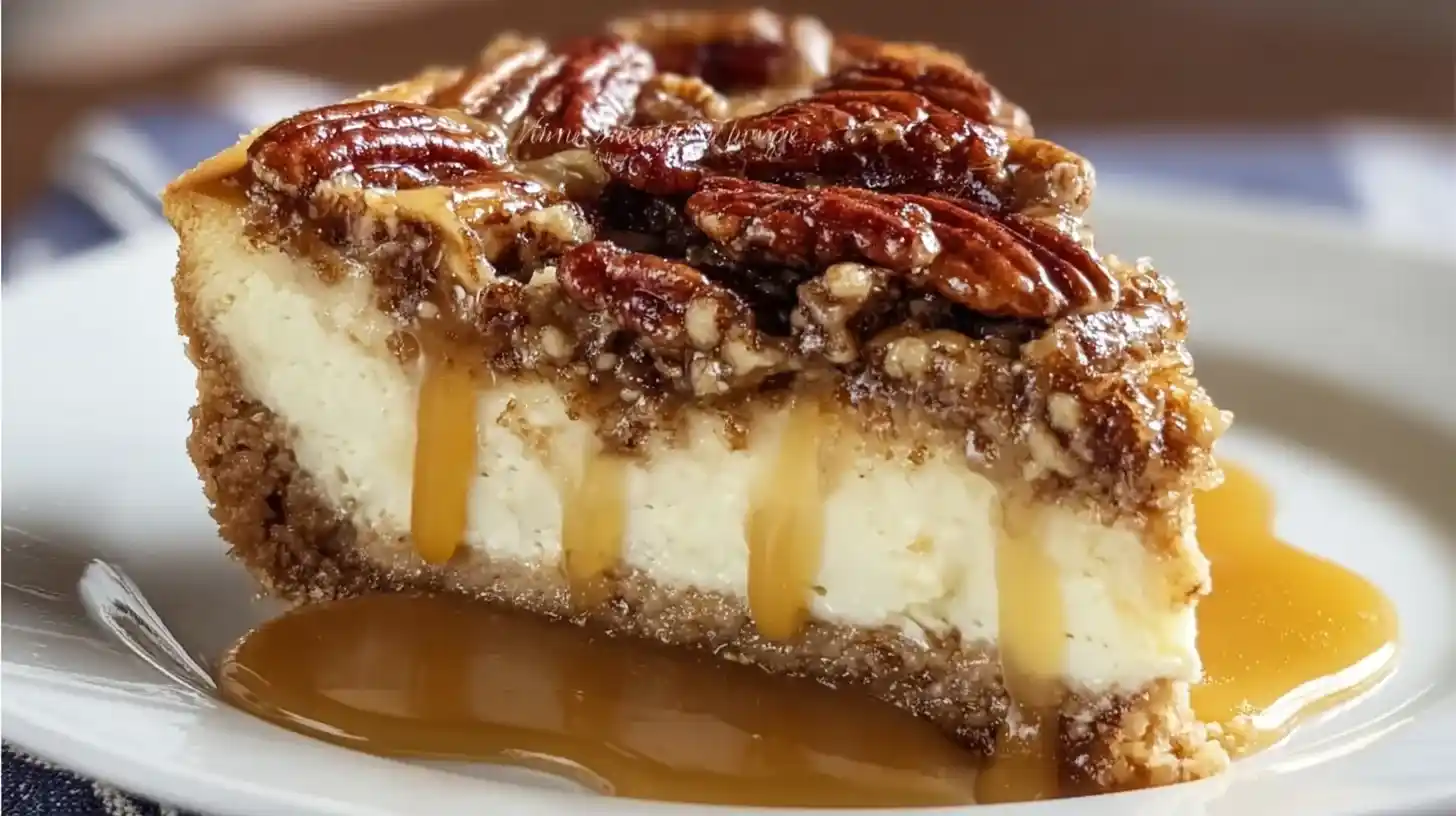 Pecan Pie Cheesecake Recipe That’s Gooey, Creamy & Easy