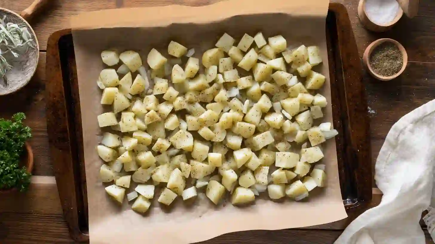 roast-oven-fried-potatoes-onions-grandma-recipe Roasting Oven Fried Potatoes and Onions Grandma Recipes – One-Pan Roasted Potato Dinners