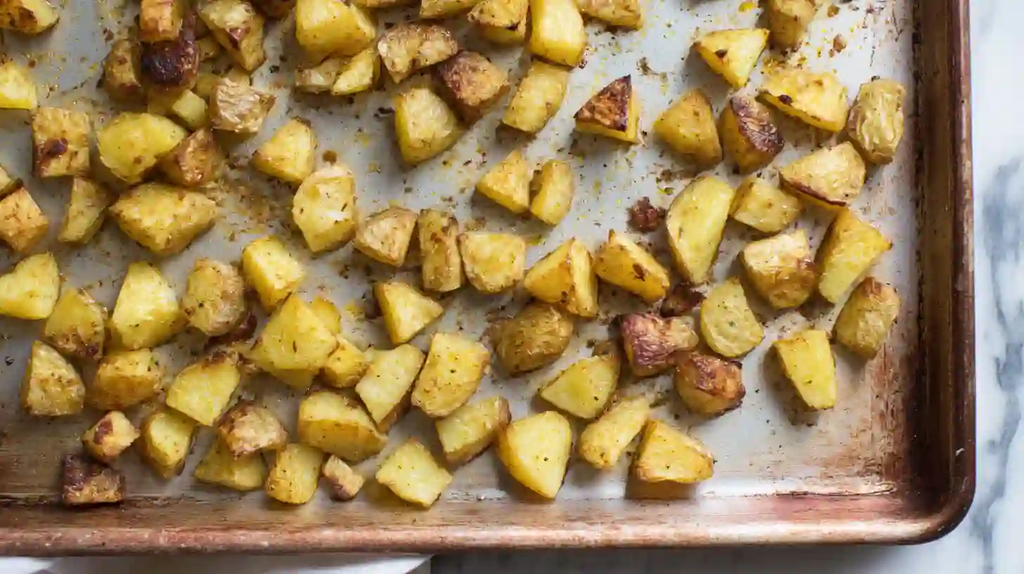 roasted-potatoes-step-taco-potatoes Roasted potatoes step for Comforting Cheesy Taco Potatoes