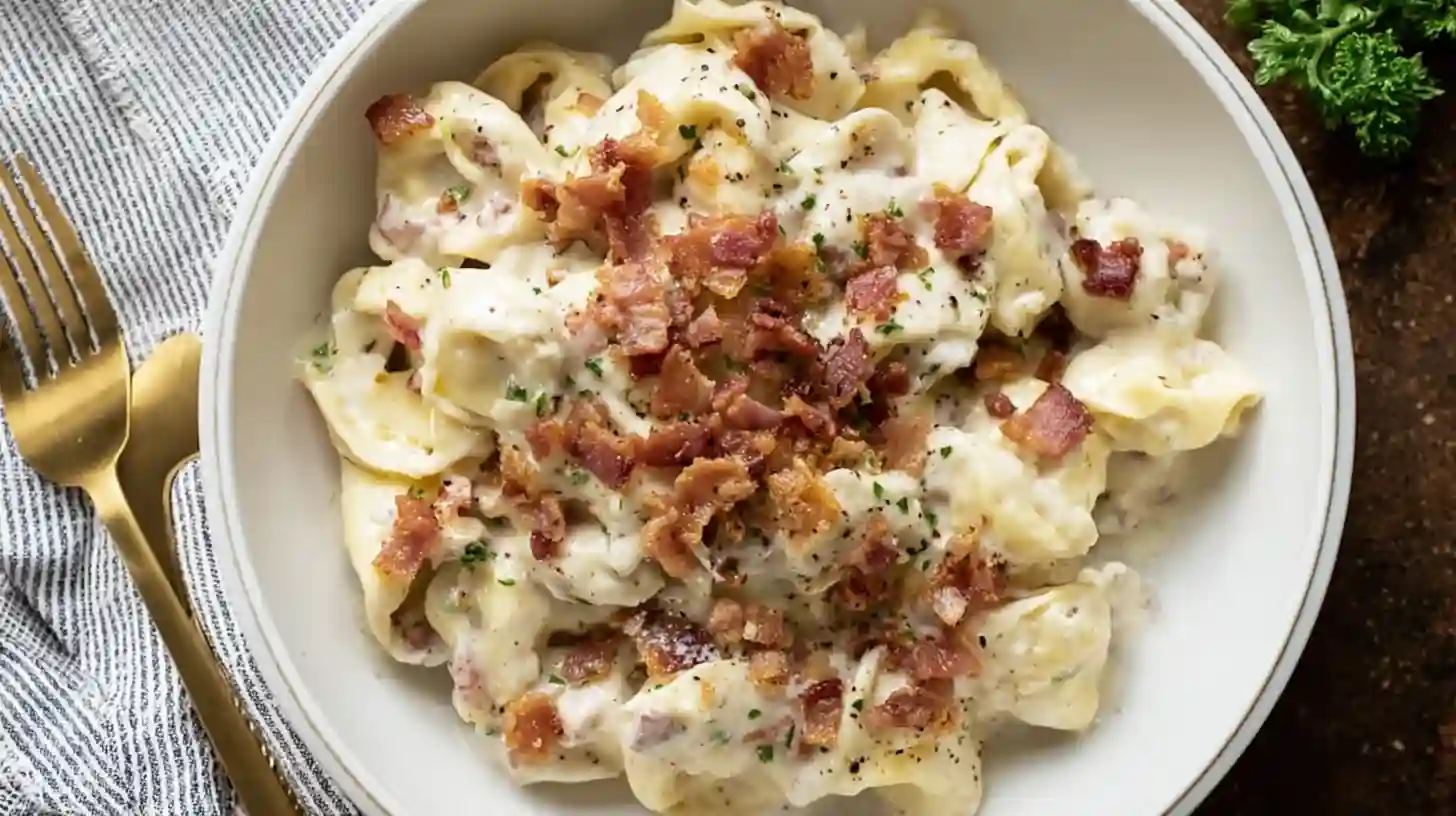 Simple Bacon Tortellini Alfredo Recipe for Fast Comfort