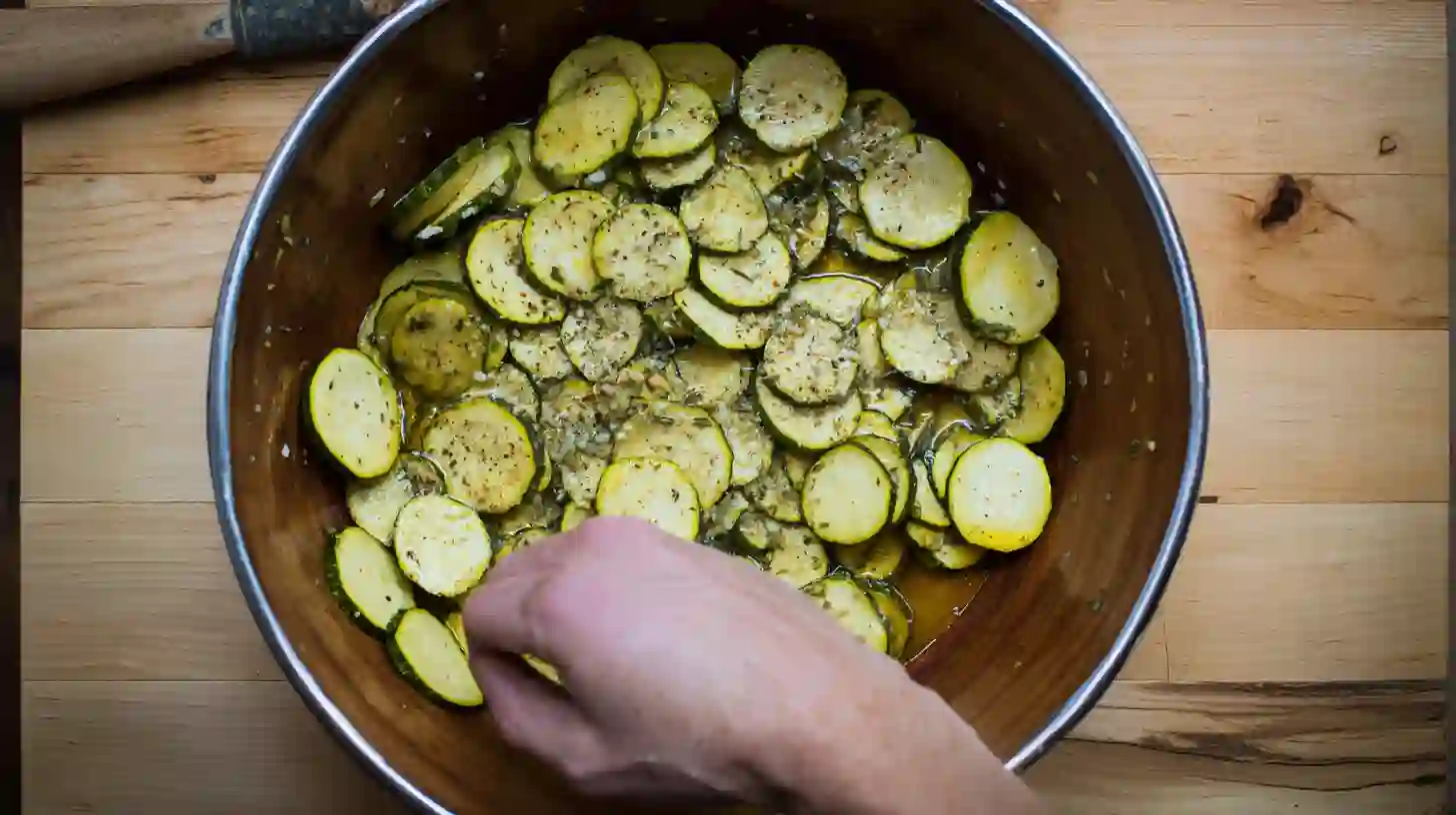 slice-season-zucchini-cheese-bake seasoning zucchini for low carb cheesy zucchini bake