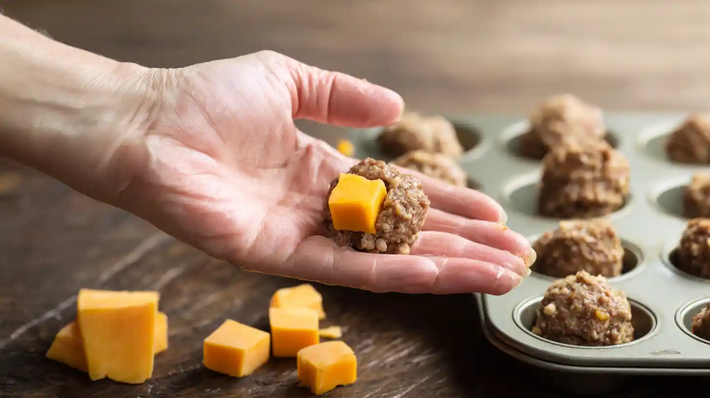 stuffing-cheesy-meatloaf-bites-kid-friendly-beef-dinner Stuffing cheesy meatloaf bites with cheddar – kid-friendly beef dinner recipe