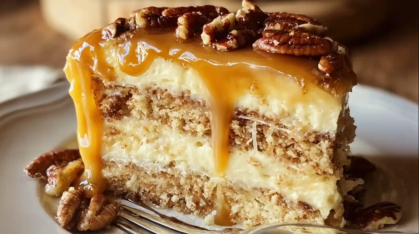 Crème Brûlée Caramel Pecan Cake Recipe best desserts