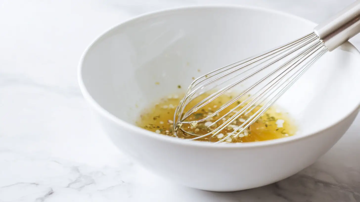 air-fryer-chicken-marinade-step1 Whisking marinade for Air Fryer Cracker Barrel Chicken Tenderloins – quick high protein meals and easy air fryer recipes for beginners