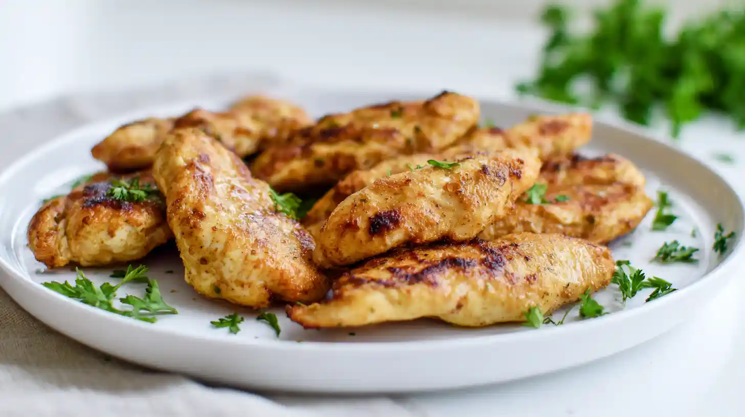 air-fryer-cracker-barrel-chicken-tenderloins-resting-step5 Resting Air Fryer Cracker Barrel Chicken Tenderloins – best healthy air fryer dinners and quick chicken meals