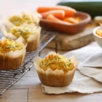 Baking Zucchini Potato Carrot and Cheese Muffins until golden – best easy vegetable muffin recipe for family snacks and lunchboxes