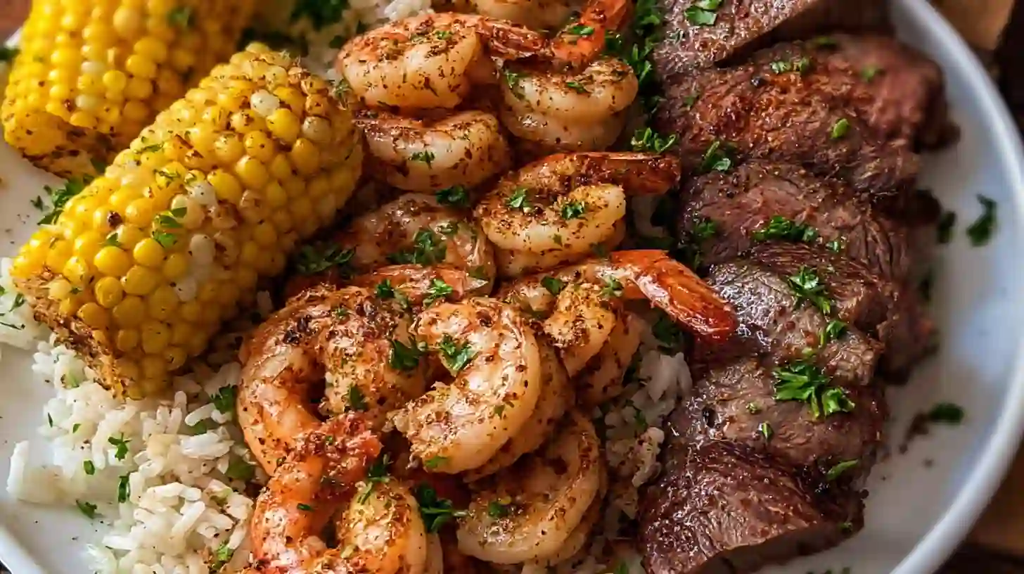Cajun Shrimp and Steak Feast Recipe Easy Family Comfort