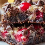 Chocolate Covered Cherry Magic Bars – quick cherry chocolate dessert recipe for busy moms