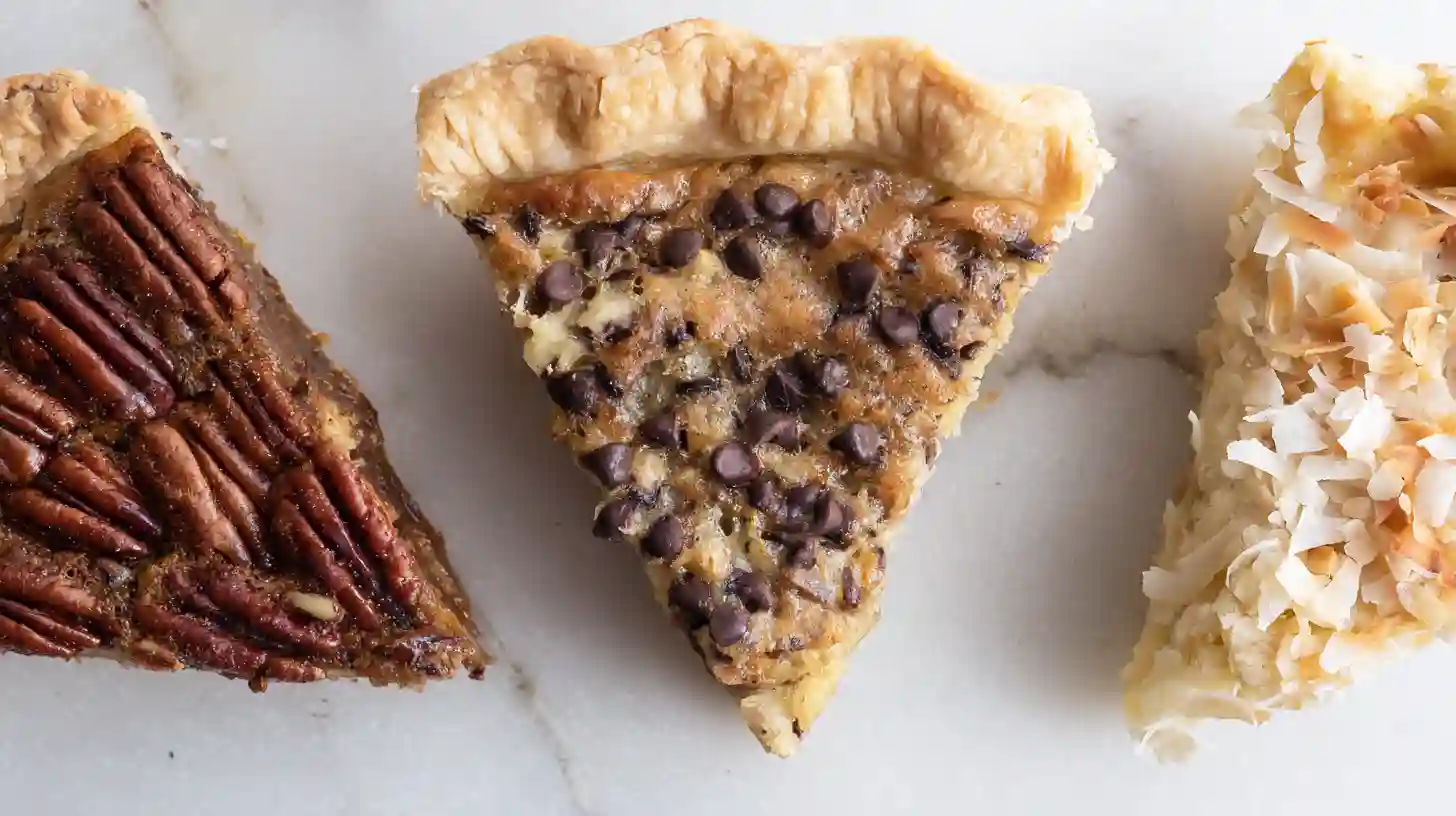 coconut-pecan-stupid-pie-variations Coconut Pecan Stupid Pie variations – no-fail holiday pies, chocolate coconut pecan pie, budget-friendly holiday meal planning