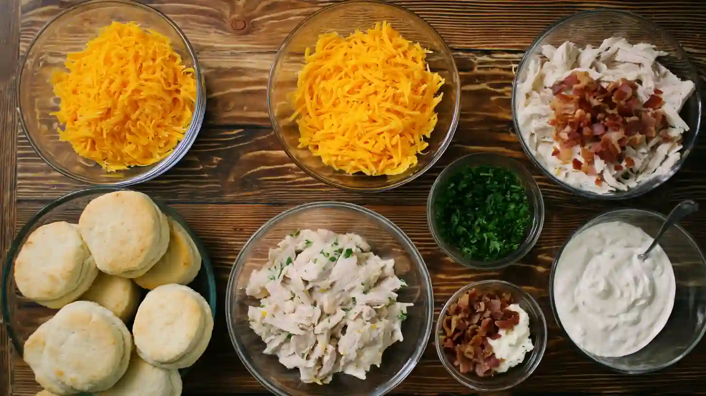 cracked-out-chicken-bubble-up-Pioneer-Woman-ingredients Ingredients for Cracked Out Chicken Bubble Up – easy low effort comfort food with high protein chicken