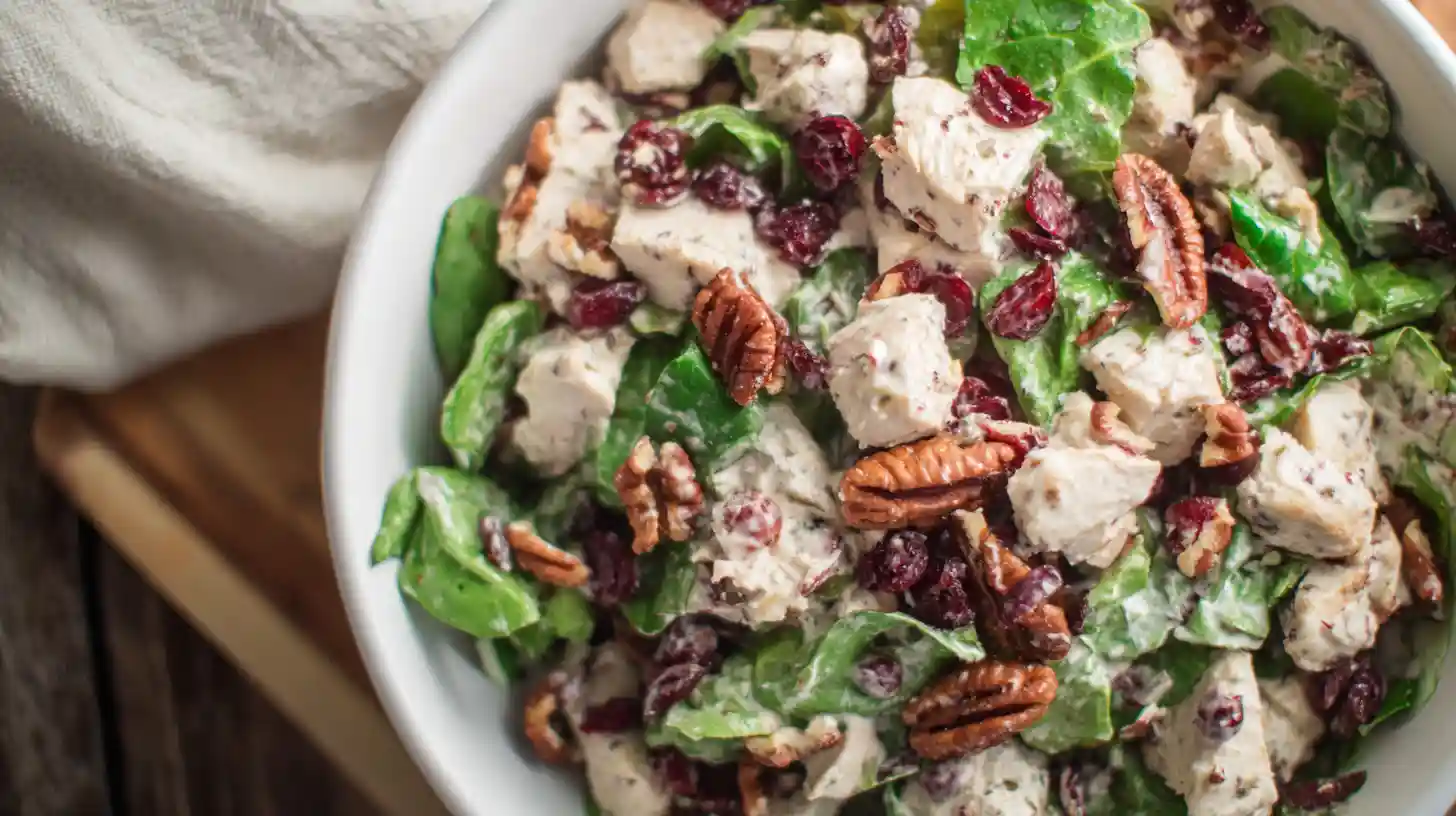 Cranberry Pecan Chicken Salad with Poppy Seed Dressing Fresh Easy
