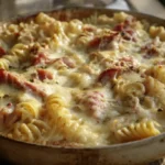 Crazy Good Casserole with chicken, bacon, and cheese – creamy family dinner recipe