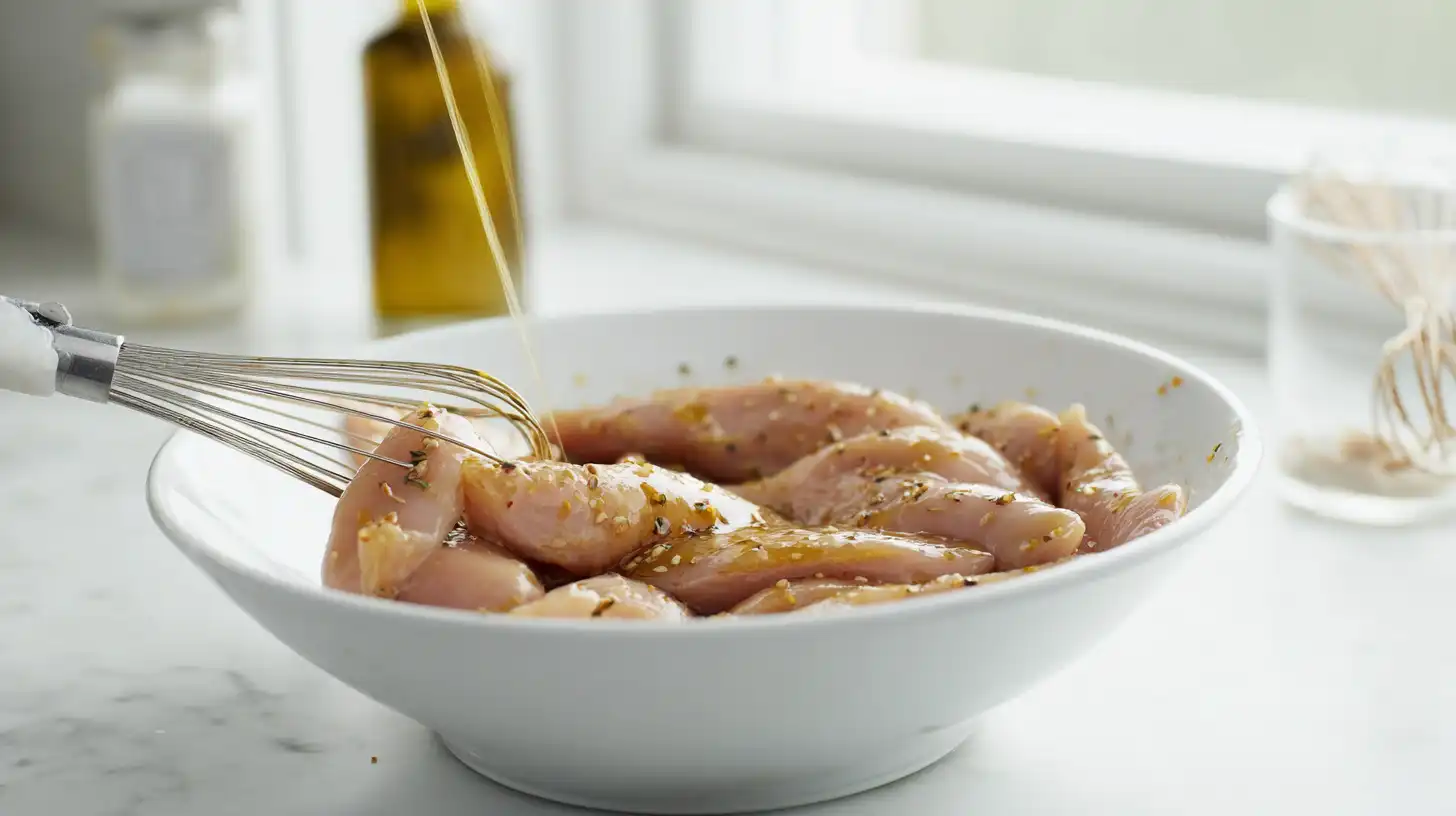 marinating-air-fryer-cracker-barrel-chicken-step2 Marinating Air Fryer Cracker Barrel Chicken Tenderloins – best healthy air fryer dinners and quick chicken meals