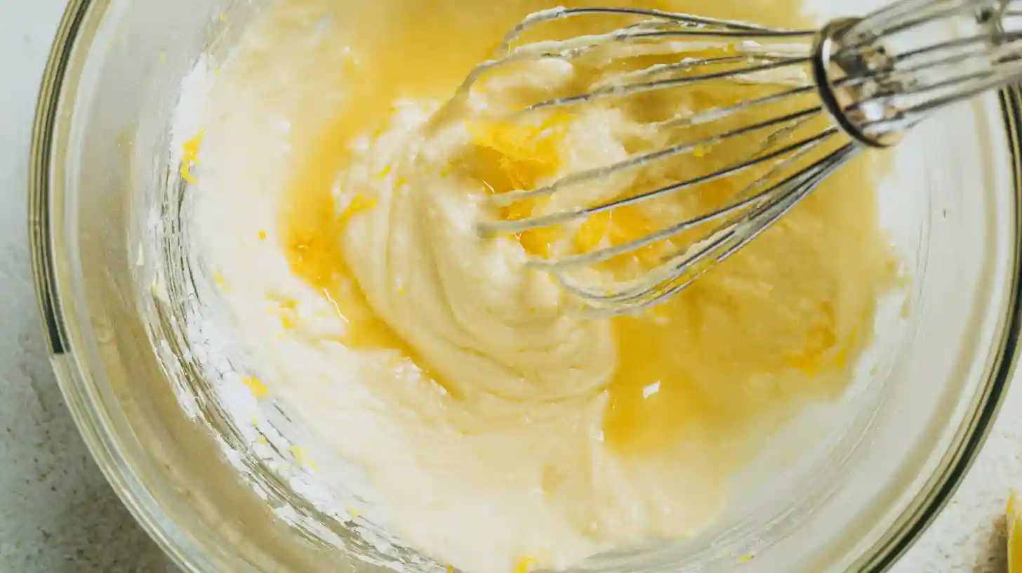 mixing-yolks-cottage-cheese-cloud-bread Mixing egg yolks with cottage cheese and cornstarch for cottage cheese recipes and protein packed breakfast recipes