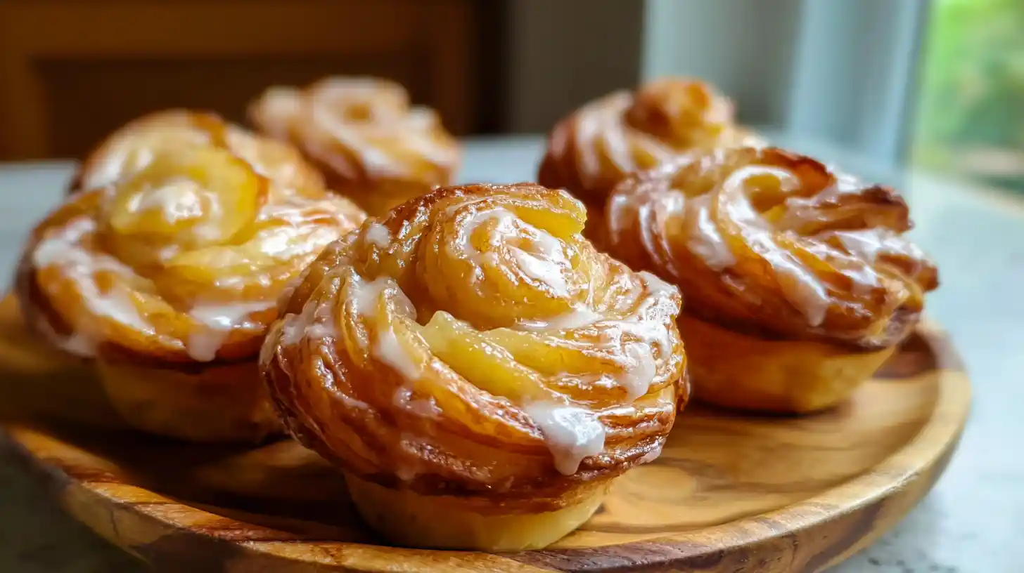 Peach Pie Cruffins Recipe Sweet, Easy, and Perfectly Flaky