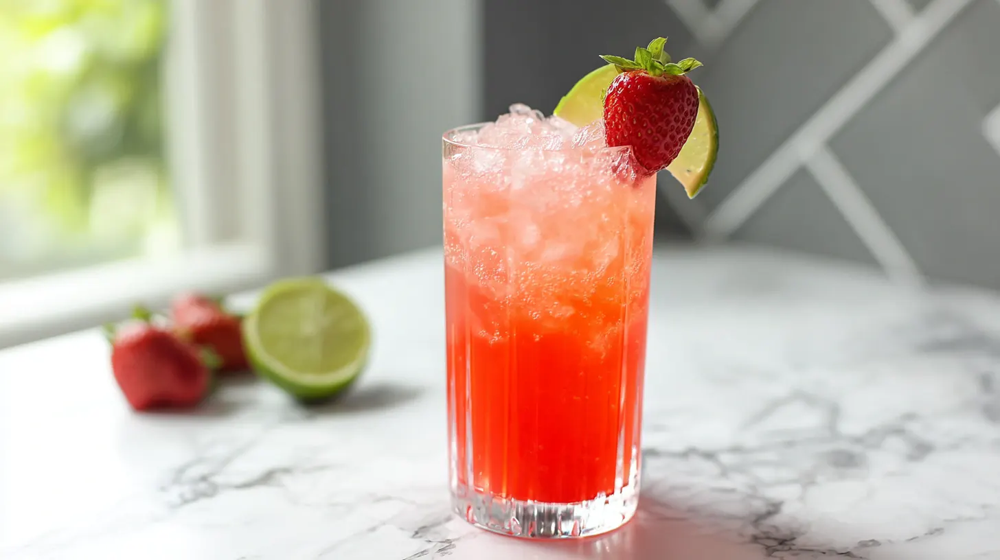 Refreshing Strawberry Dirty Sprite Recipe Quick Summer Drink