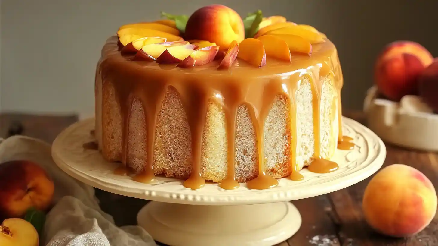 Southern Peach Buttermilk Pound Cake Moist, Buttery and Easy