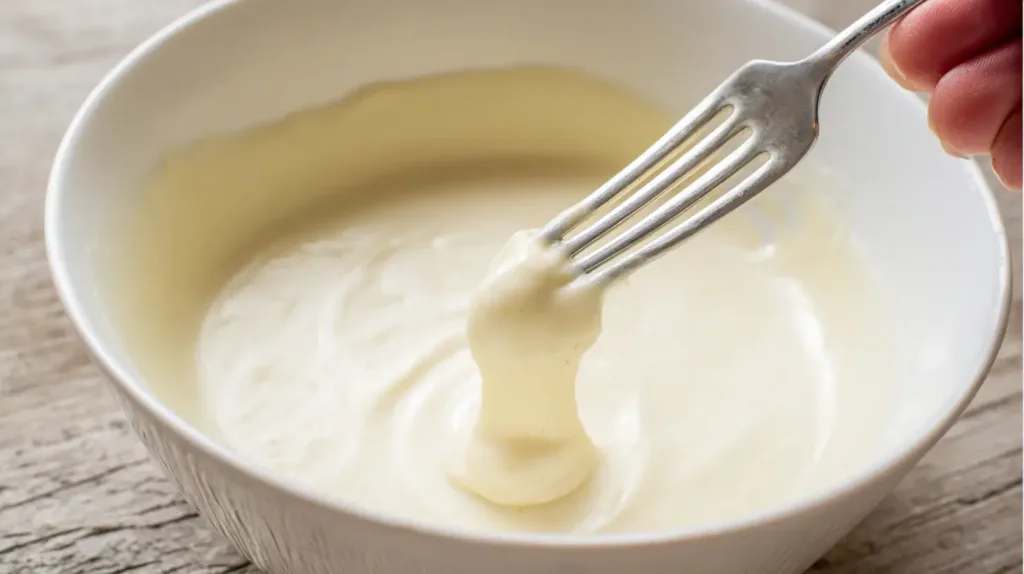 Dipping mozzarella onion rings into creamy batter for easy comfort food and quick cheese recipes
