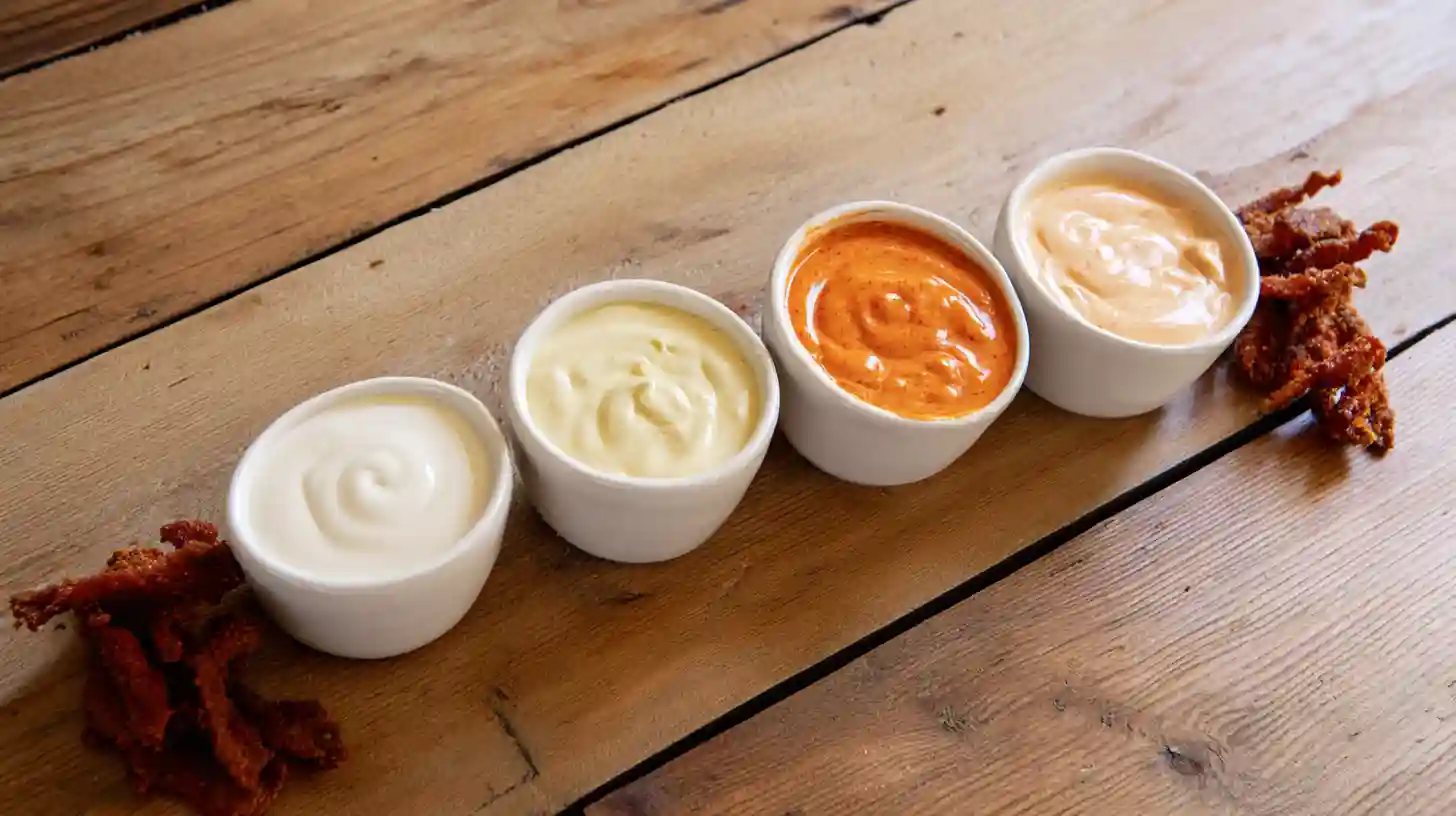 best-dips-easy-cheesy-bacon-fried-pickles Best dips for Easy Cheesy Bacon Fried Pickles homemade fried pickles recipe with ranch and chipotle aioli