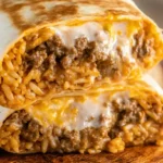 Cheesy Taco Bell Quesarito recipe, copycat Taco Bell recipes, easy Mexican dinner ideas