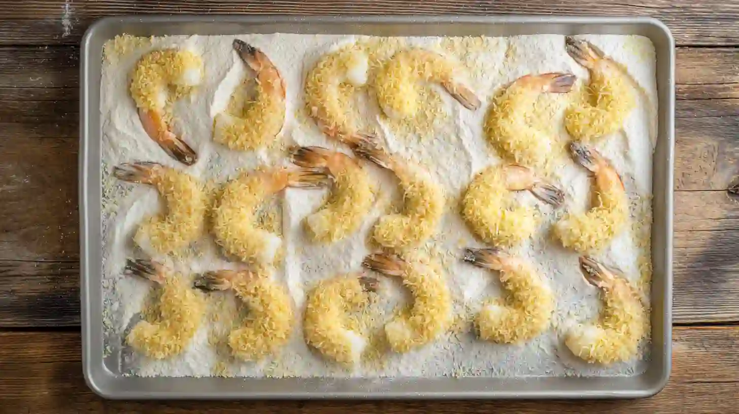 coat-shrimp-coconut-panko-baked-recipe Coating shrimp with coconut and panko – baked coconut shrimp recipe for easy weeknight dinners