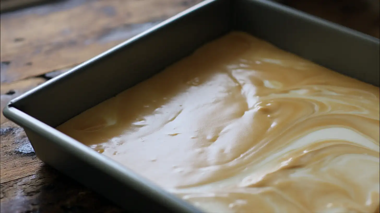 decadent-caramel-brownie-cheesecake-layer-bake Decadent Caramel Brownie Cheesecake layered with brownie crust and cheesecake batter luxury dessert recipe no-fail brownie cheesecake recipe