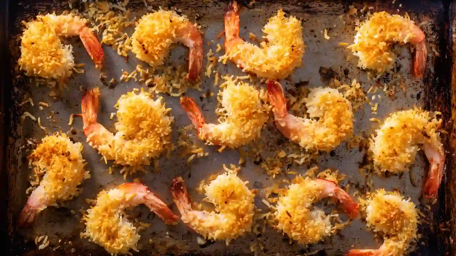 golden-baked-coconut-shrimp-oven Golden baked coconut shrimp – healthy shrimp dinner recipes for families