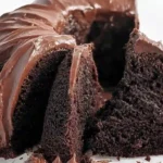 Moist Chocolate Bundt Cake with fudge frosting – luxury chocolate desserts online