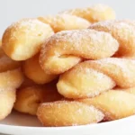 Soft and Fluffy Donut Twists – fluffy donut dough recipe, homemade donut ideas for easy dessert recipes for families.