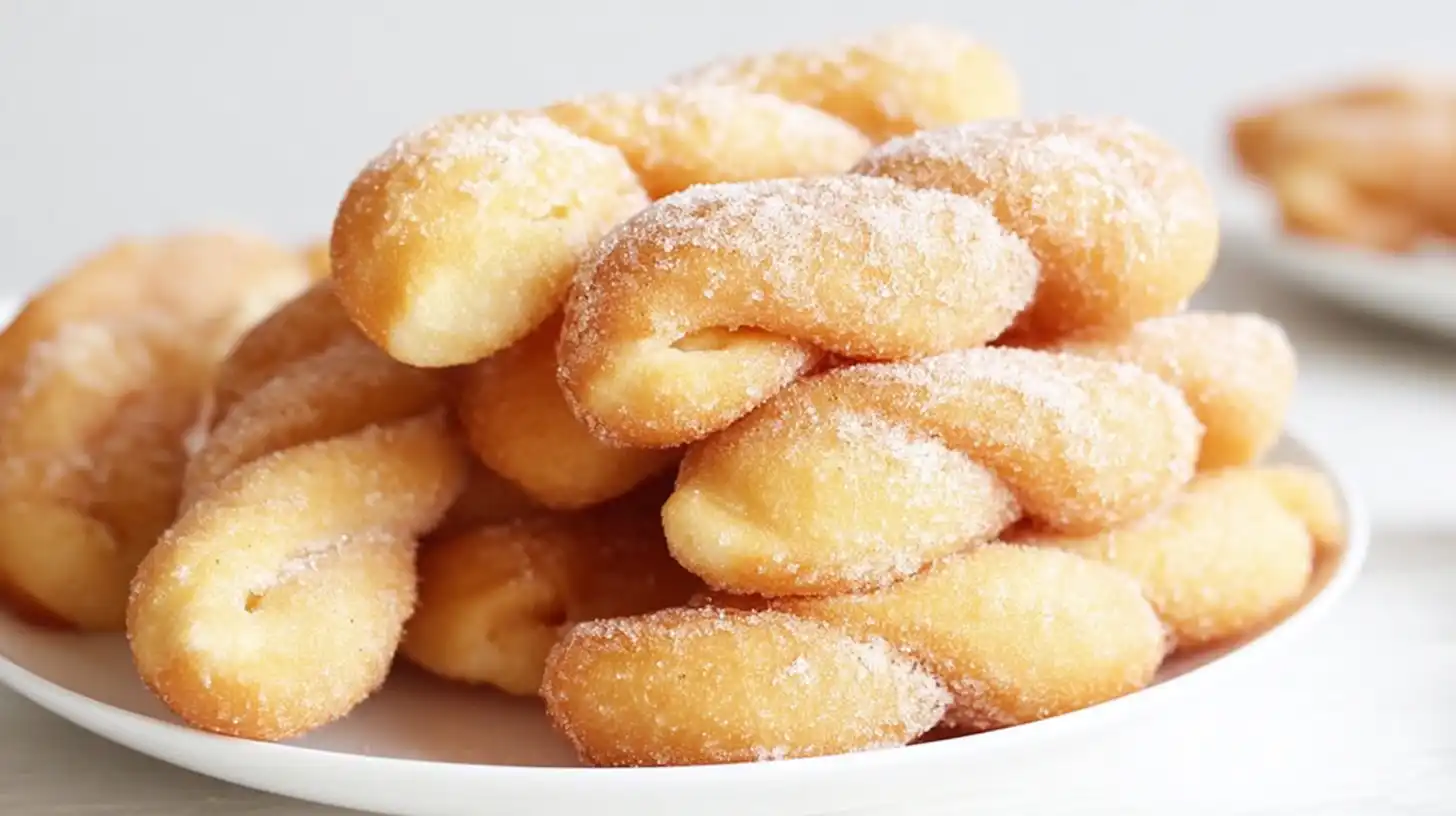 Soft and Fluffy Donut Twists – fluffy donut dough recipe, homemade donut ideas for easy dessert recipes for families.