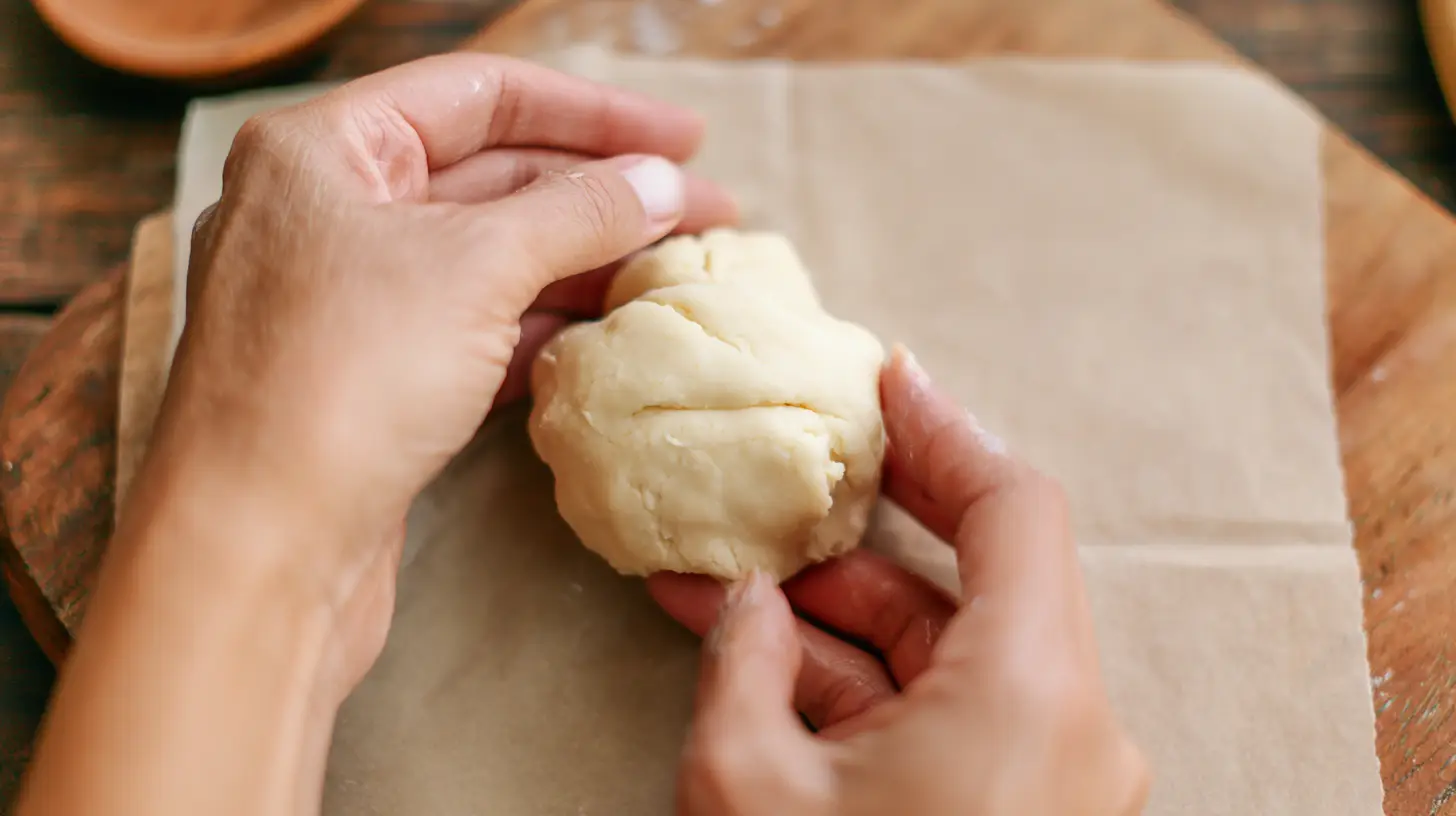 Step 4 Easy Gooey Mozzarella Biscuit Bombs Recipe – assembling cheese stuffed bread snacks for easy weeknight dinner ideas and quick appetizer recipes for parties