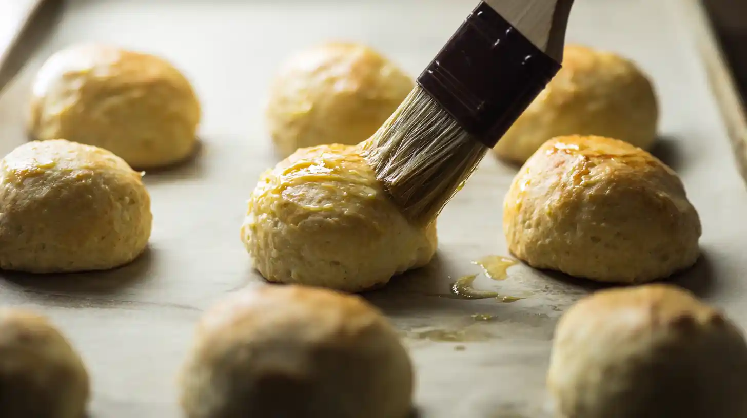 Step 5 Easy Gooey Mozzarella Biscuit Bombs Recipe – baking cheese stuffed bread snacks golden brown for easy weeknight dinner ideas and quick appetizer recipes for parties
