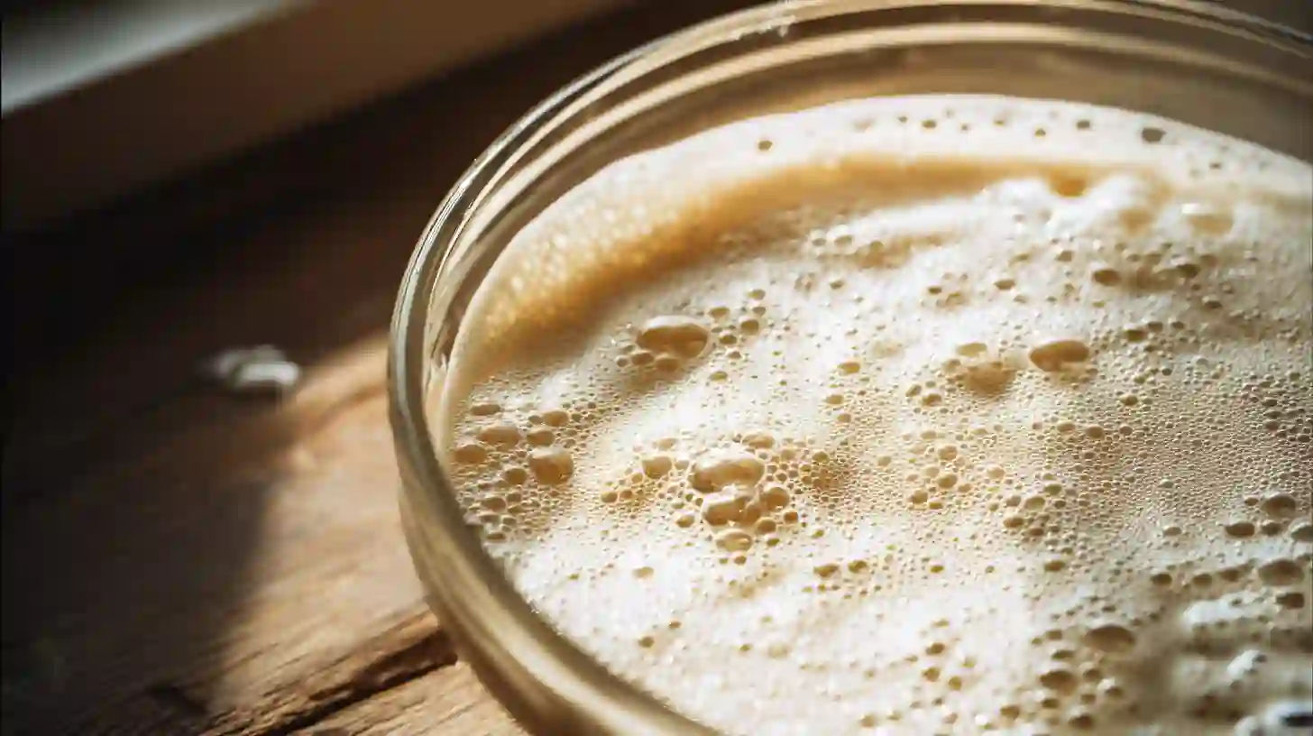 Activating yeast for Strawberry Cheesecake Stuffed Donuts – step-by-step homemade donut dough recipe and indulgent breakfast ideas