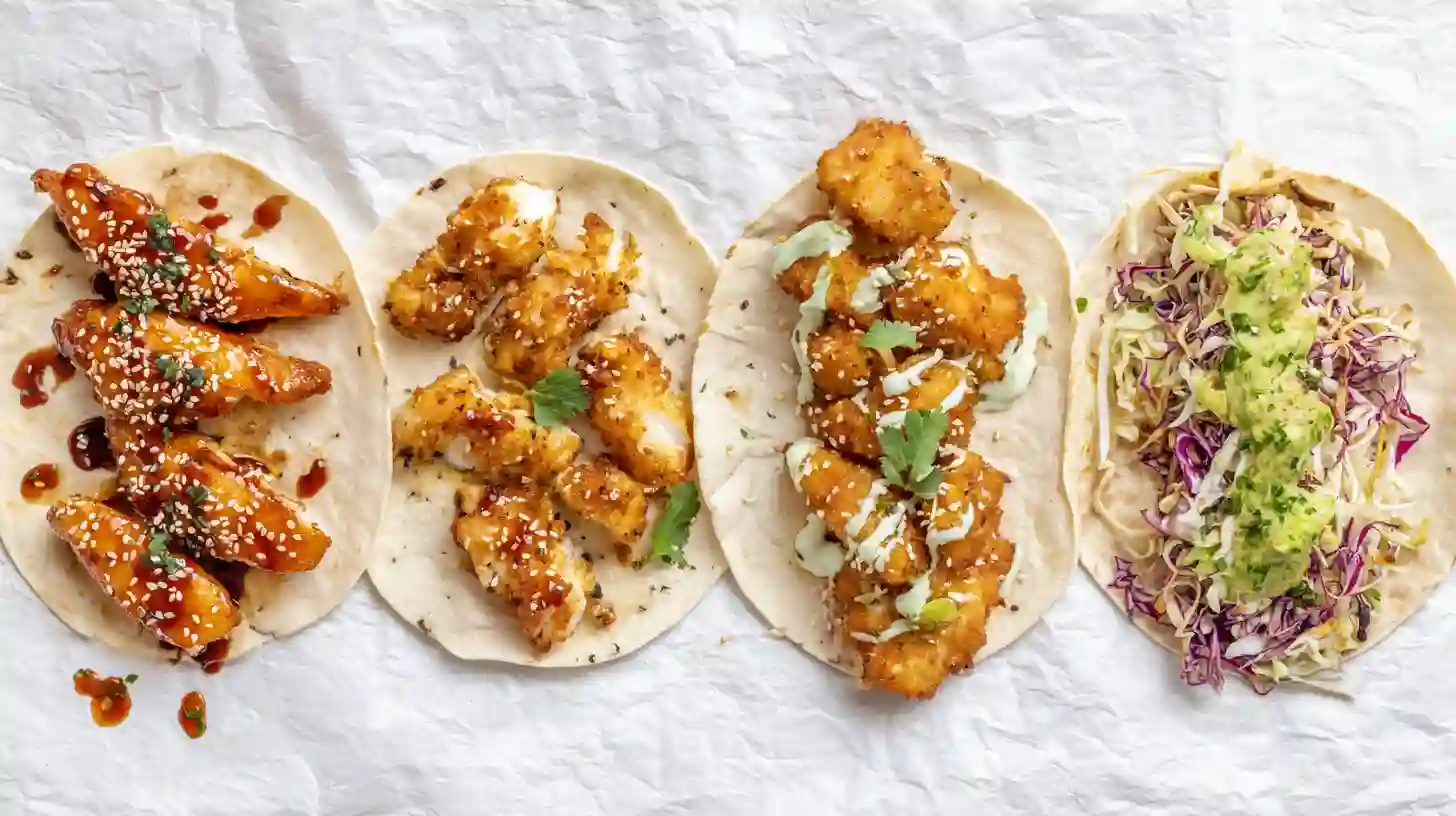 Easy garlic butter cod recipe variations including honey garlic cod, Thai coconut lime fish, crispy air fryer cod bites, and spicy chili lime cod tacos – perfect for healthy seafood dinners and quick weeknight meals