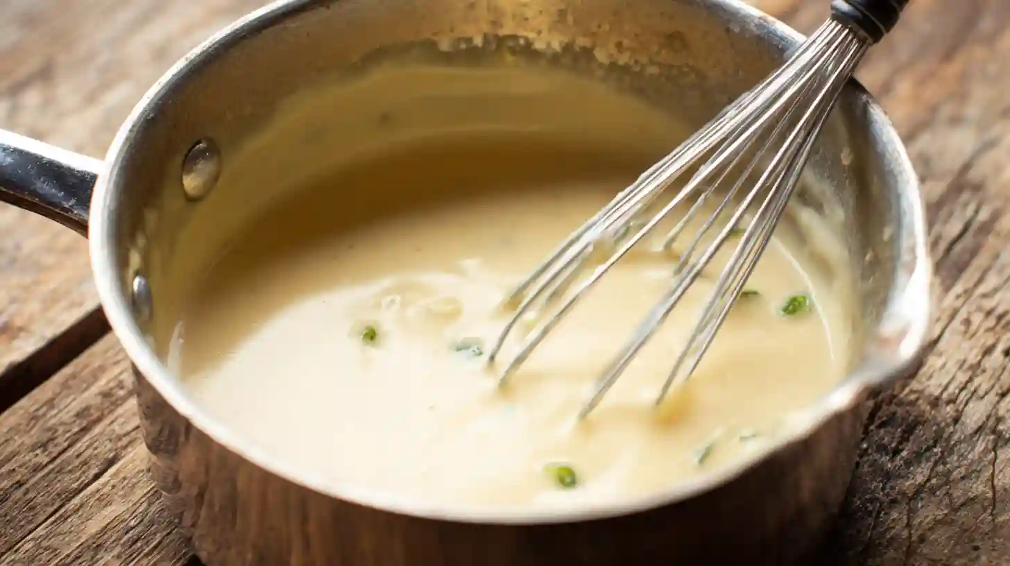 Homemade queso sauce for Queso Chicken Fajita Skillet – creamy cheddar and green chile dip for Tex-Mex dinners and easy family recipes.