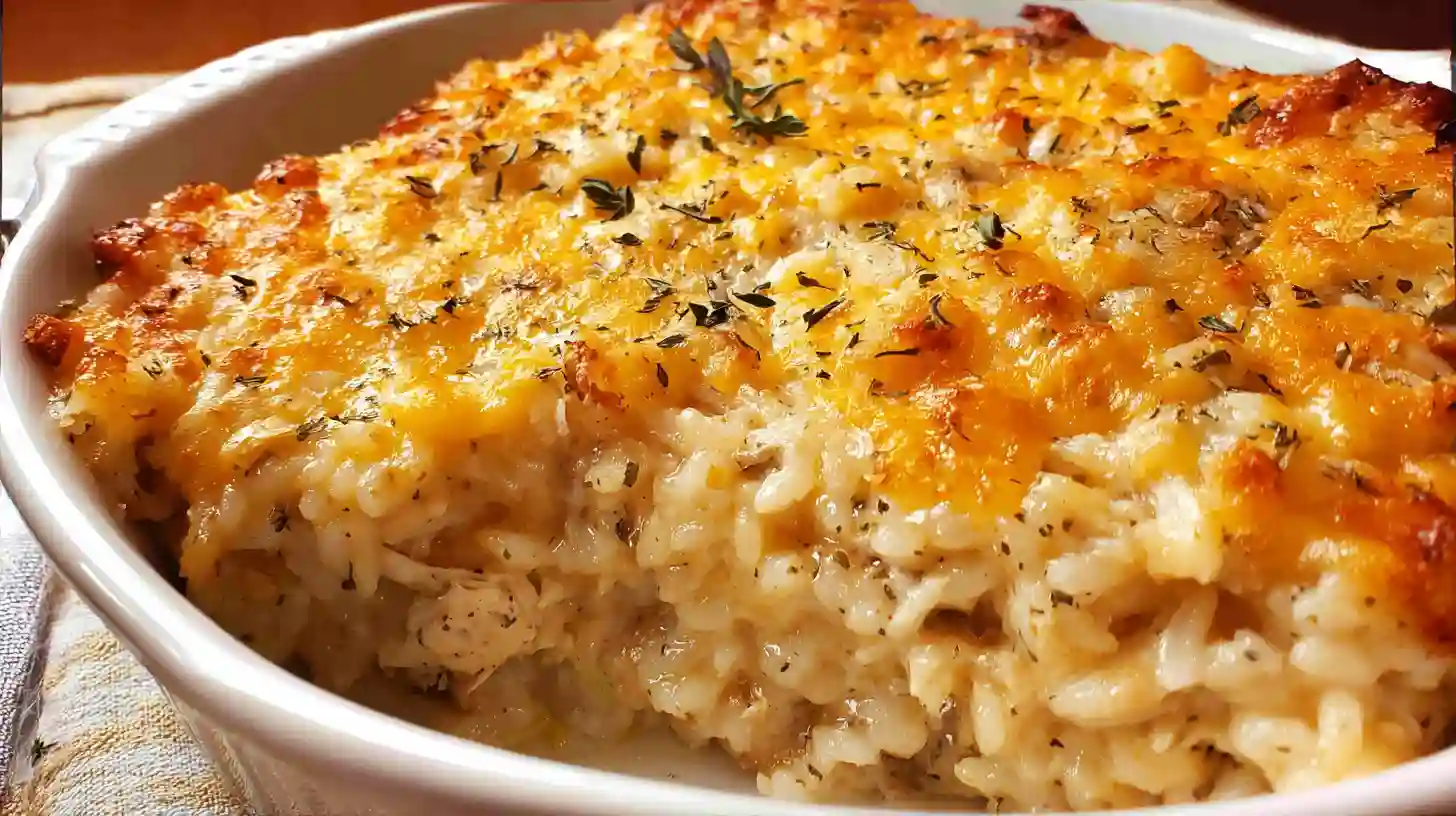 Mamaws Chicken and Rice Casserole Cozy, Creamy Family Classic
