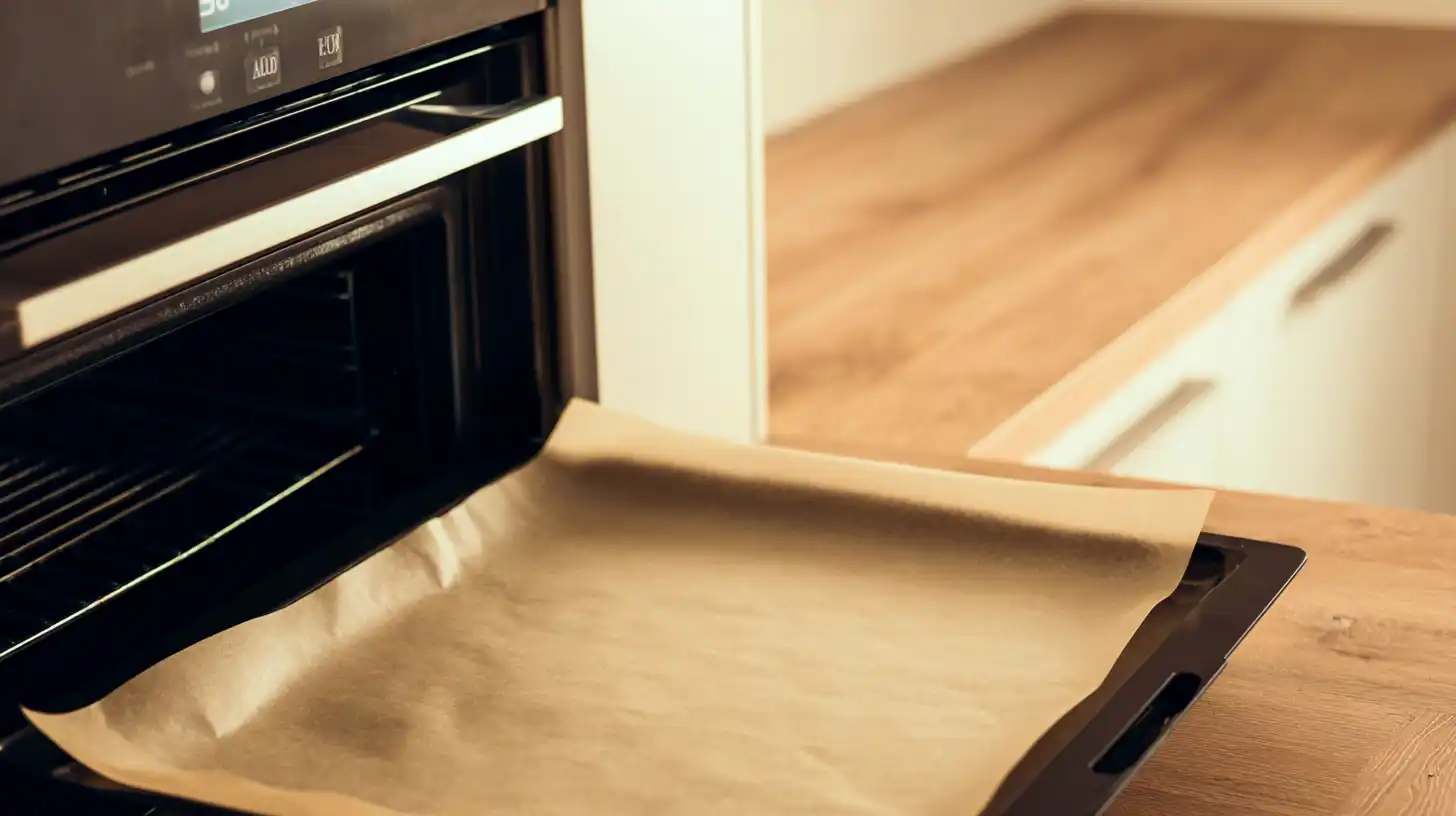 Preheating oven to 400°F and lining baking sheet for golden baked brie holiday appetizer