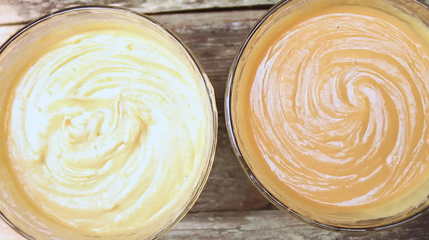 Southern Orange Pineapple Cheesecake swirl – creamy tropical dessert recipe step blending pineapple and orange cheesecake batter for the best holiday dessert.