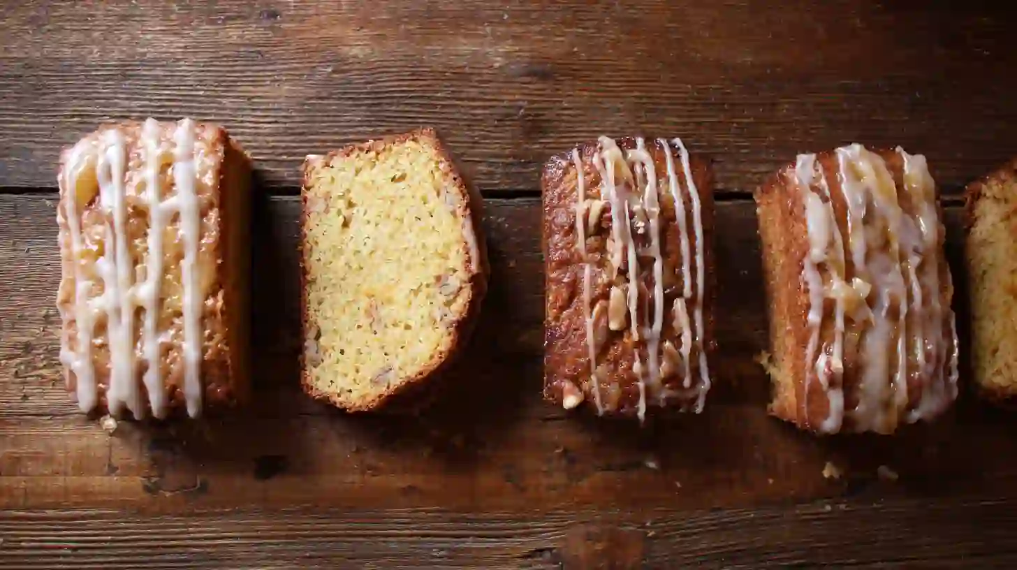 sweet-potato-butter-cake-variations-holiday-desserts Sweet potato butter cake variations with classic glaze, brown butter pecan, maple bourbon, and mini loaf cupcakes – perfect Southern holiday baking ideas