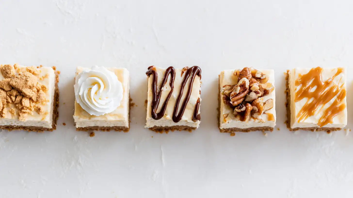 banana-pudding-cheesecake-variations-dessert-ideas Top variations of banana pudding cheesecake bites – no-bake desserts with chocolate drizzle, whipped cream, caramel pecan, and gingersnap crust – easy party treat ideas